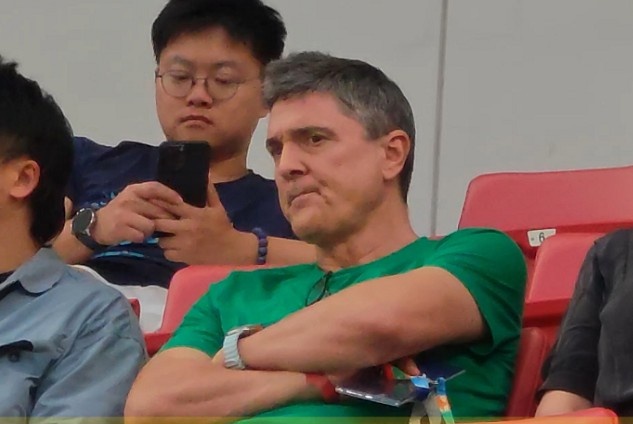 安东尼奥现场观战海港vs津门虎，U23亚洲杯亚军教头考察球员